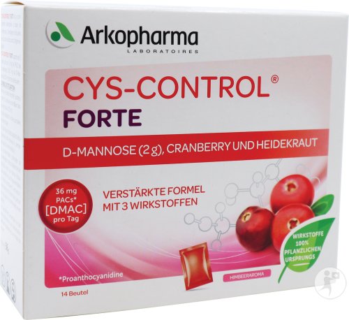 Arkopharma Cys-Control Forte D-Mannose Cranberry Und Heidekraut 14 Beutel