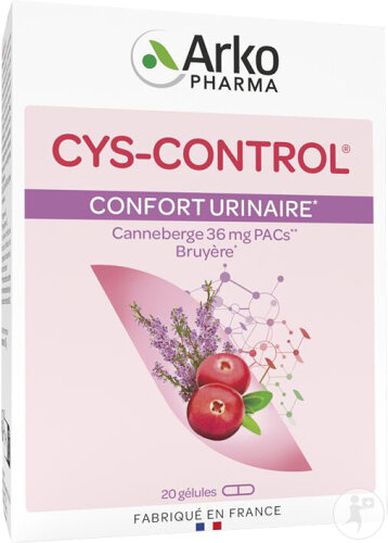 Arkopharma Cys-Control Harnkomfort Cranberry 20 Kapseln