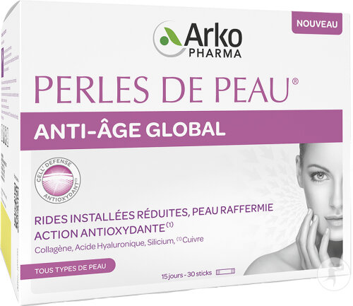 Arkopharma Global Anti-Aging-Hautperlen 30 Sticks