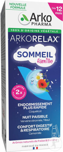 Arkorelax Schlaf Familie Ab 1 Jahr 100ml