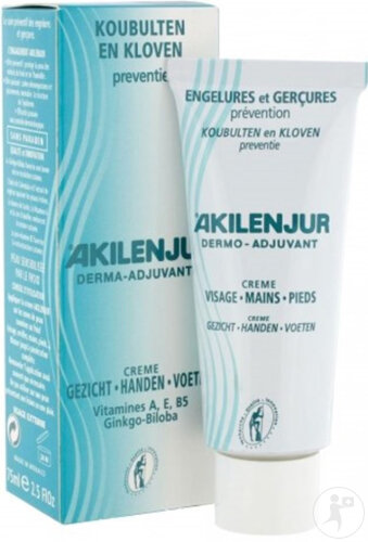Asepta Akileïne Akilenjur Creme Gesicht/Hände/Füße Tube 75ml