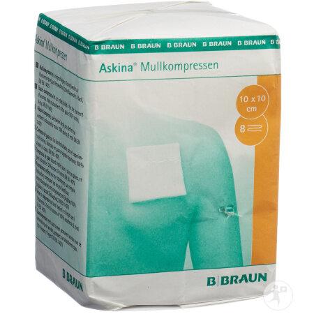 Askina Mullkompresse 10x10cm 100 Stück