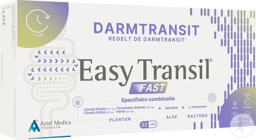 Easy Transil Fast Regelmäßiger Darmtransit Schnelle Wirkung Nahrungsergänzungsmittel 32 Kapseln