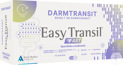 Easy Transil Fast Regelmäßiger Darmtransit Schnelle Wirkung Nahrungsergänzungsmittel 64 Kapseln