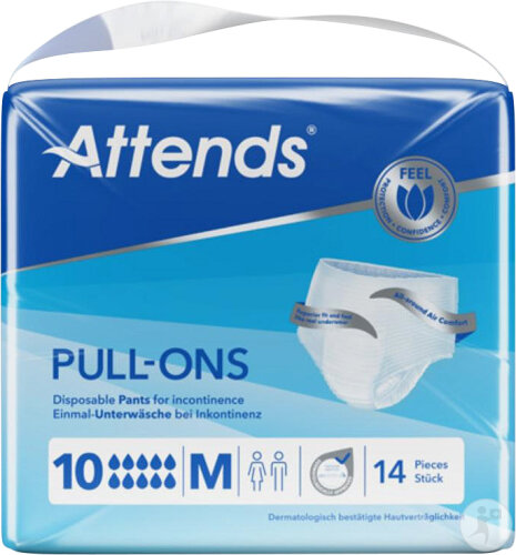 Attends Pull-Ons Saugstärke 10 Größe M/XL 14 Stück