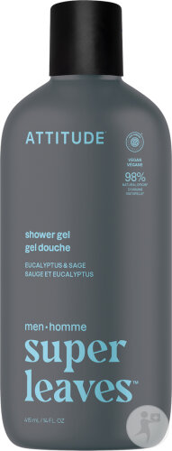 Attitude Super Leaves Men Duschgel Salbei & Eukalyptus 415ml