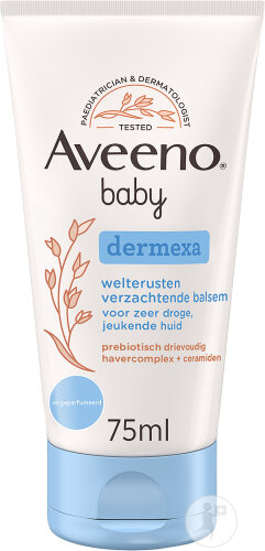 Aveeno Baby Dermexa Weichmachender Balsam Gute Nacht Tube 75ml