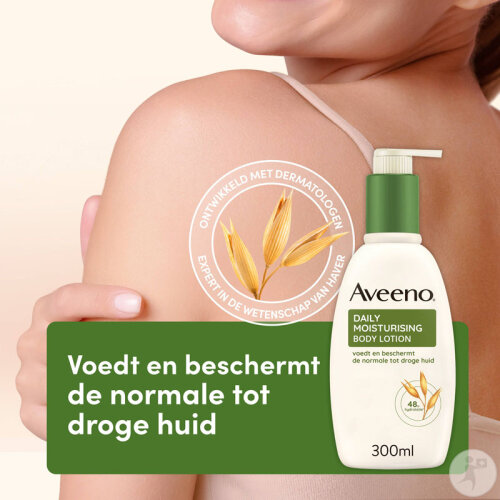 Aveeno Daily Lotion Feuchtigkeitslotion Normale Bis Trockene Haut Pumpflasche 300ml