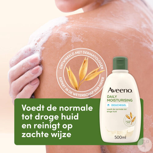 Aveeno Daily Moisturising Reinigungsgel Normale Bis Trockene Haut Flasche 500ml