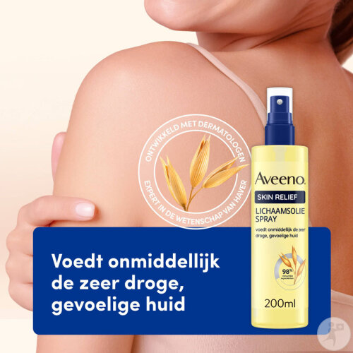 Aveeno Skin Relief Körperöl Spray Sehr Trockene Und Empfindliche Haut 200ml