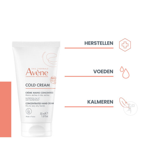 Avène Cold Cream Konzentrierte Handcreme Sehr Trockene Hände 50ml  -2