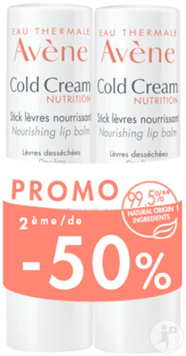 Avène Cold Cream Nutrition Lippenstift 2x4g 2. Bei -50%