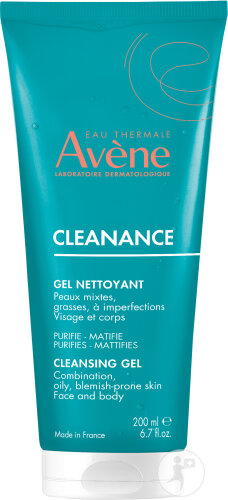 Avène Cleanance Reinigungs-Gel Mattierend Reinigend Fettige Haut 200ml  