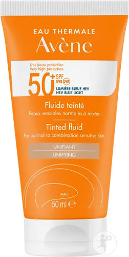 Avene Getöntes Sonnenfluid LSF50+ Gesicht Tube 50ml