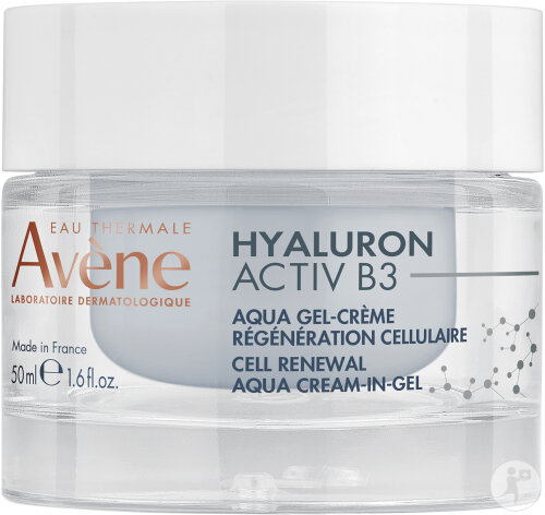 Avène Hyaluron Activ B3 Aqua Gel-Creme Zellregeneration Anti-Aging Mit HA & Niacinamid 50ml  
