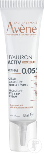 Avène Hyaluron Activ Procedure Retinal 0,05% Anti-Aging Micro-Lift Augen- Und Lippencreme 15ml