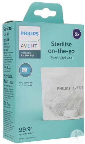 Avent Beutel Zur Dampfsterilisation In Der Mikrowelle 5 Stück