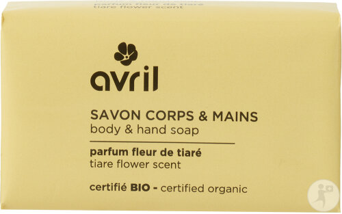 Avril Seife Körper & Hände Tiaré-Blüte 100g