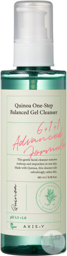 Axis-Y Quinoa One-Step Ausgleichendes Reinigungsgel Pumpflasche 180ml