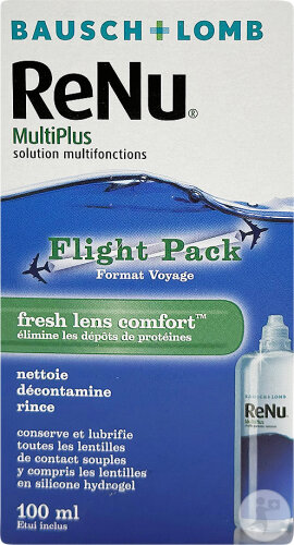ReNu Multiplus Lenscomfort Flight Pack 100ml