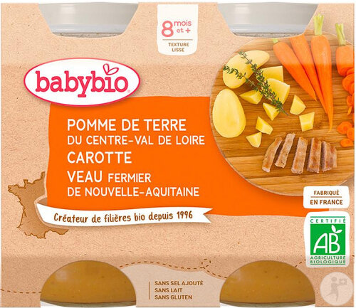 Babynat Bipack Gemüse-Kalb 2x200g (51051)
