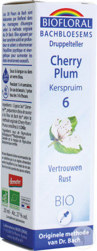 Biofloral Bachblüten 06 Cherry Plum Zuversicht Und Gelassenheit Bio 20ml