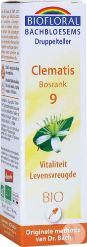 Biofloral Bachblüten 09 Clematis Waldrebe Vitalität Und Lebensfreude Bio 20ml