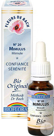 Biofloral Bachblüten 20 Mimule Zuversicht Und Gelassenheit Bio Flasche 20ml