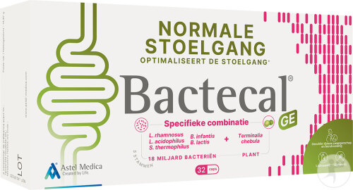 Bactecal GE Optimiert Weichen Stuhl Darmtransit Nahrungsergänzungsmittel 32 Kapseln