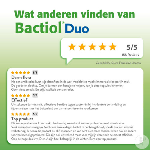 Bactiol Duo Normale Darmfunktion/Natürliche Abwehrkräfte 60 Kapseln-5