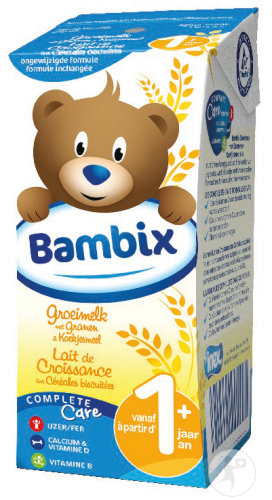Bambix Wachstumsmilch Mit Getreidekeksen +1 Jahr 3x200ml