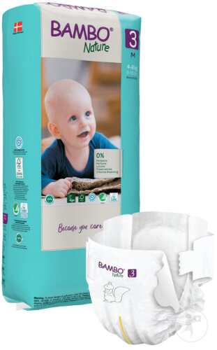 Bambo Nature Babywindeln Größe 3 4 Bis 8kg 52 Stück