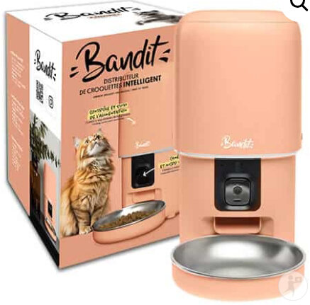 Bandit Verbundener Futterspender 4L Farbe Pfirsich 1 Stück
