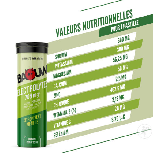 Baouw Elektrolyt Tabletten Limette Minze 10 Stück-8