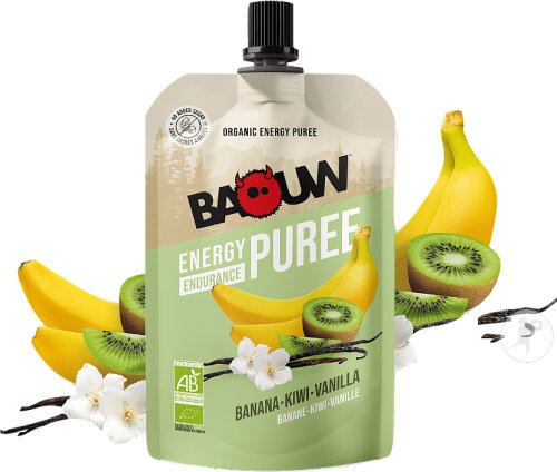 Baouw Energiepüree Bio Banane Kiwi Vanille 90g