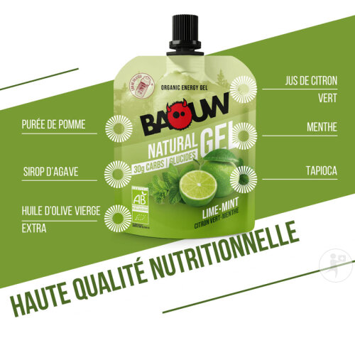 Baouw Natürliches Energiegel Bio Limette Minze 85g-3