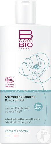 BcomBio Shampoo-Dusche Sulfatfrei Bio Flasche 500ml