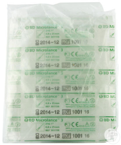 BD Microlance 3 Kanülen 21G 1“ RB 0,8x25mm Grün 10 Stück