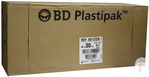 BD Plastipak Spritze Mit Luer-Lok-Ansatz 30ml Stück 60 (301229)