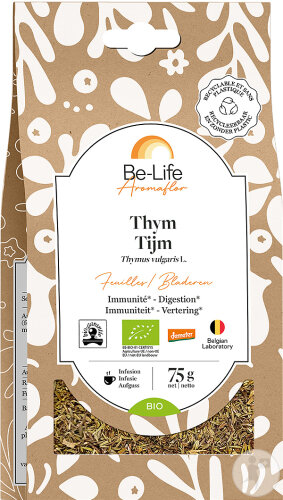 Be-Life Aromaflor Thymian Atemwege Bio Beutel 75g