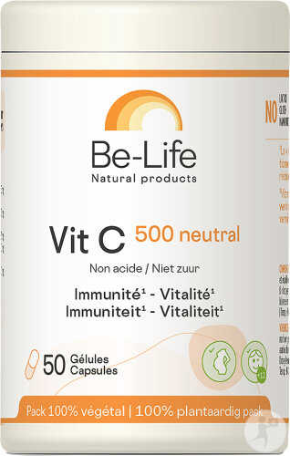 Be-Life Vit C 500 Neutral Immunität-Vitalität 50 Kapseln