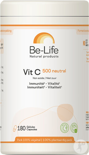 Be-Life Vit C 500 Neutral Nahrungsergänzungsmittel 180 Kapseln