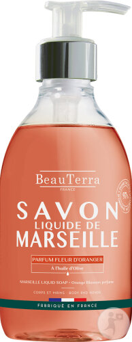 Beauterra Marseiller Flüssigseife Körper Und Hände Orangenblütenparfum Pumpflasche 300ml