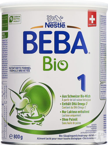 Beba Bio 1 Säuglingsmilchnahrung Ab Geburt Dose 800g