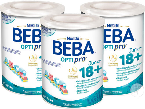 Beba Optipro 18+ Junior 18+ Monate Trio-Pack 3x800g