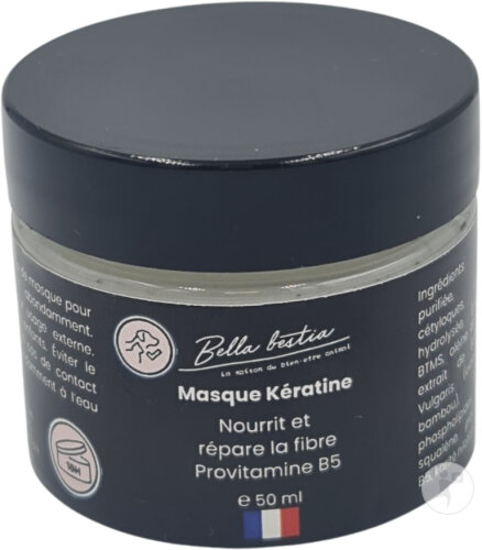 Bella Bestia Keratin-Maske Für Hunde Und Katzen Tiegel 50ml