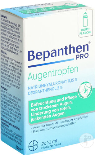 Bepanthen Pro Augentropfen Flasche 2x10ml