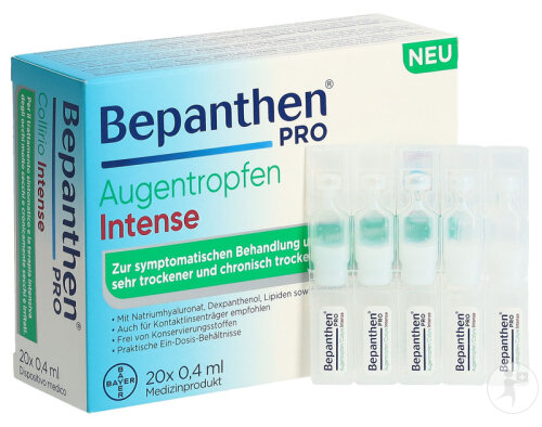 Bepanthen Pro Intense Augentropfen 20 Einzeldosen