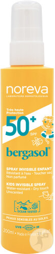 Noreva Bergasol Kinder Unsichtbares Spray SPF50+ 200ml