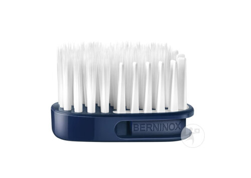 Berninox Ersatzbürstenköpfe Blau Medium 3 Stück-2